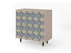 Aparador - 94x96x48 cm - BS3 - Illusory Pattern, Latte