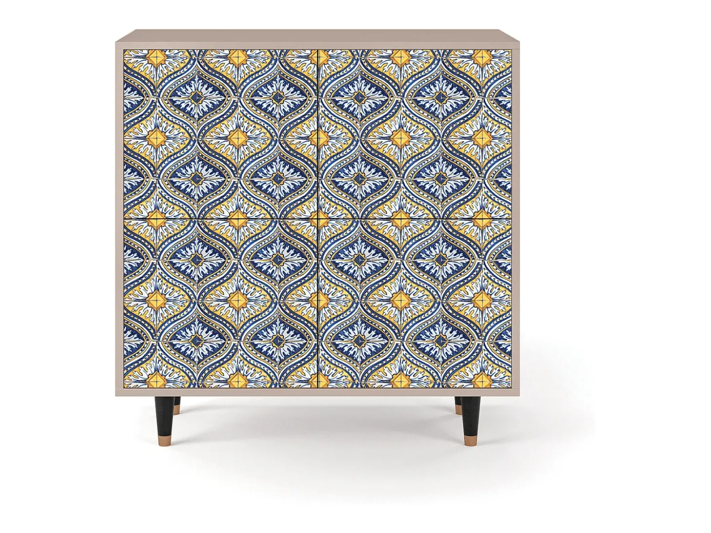 Aparador - 94x96x48 cm - BS3 - Illusory Pattern, Latte