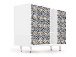 Aparador - 125x98x48 cm - BS2 - Illusory Pattern, Blanco
