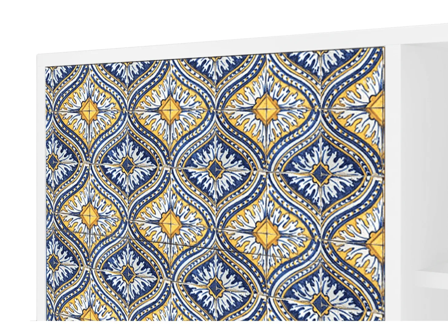 Aparador - 125x98x48 cm - BS2 - Illusory Pattern, Blanco