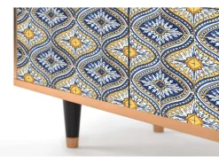 Aparador - 94x96x48 cm - BS3 - Illusory Pattern, Nogal