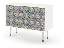 Aparador - 115x85x48 cm - BS4 - Illusory Pattern, Blanco