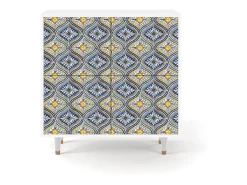 Aparador - 94x96x48 cm - BS3 - Illusory Pattern, Blanco