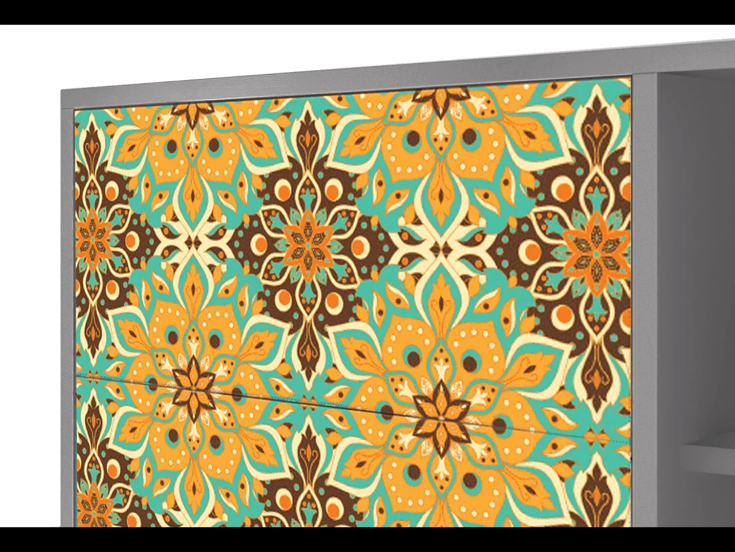 Aparador - 125x98x48 cm - BS2 - Indian Spices, Gris
