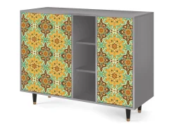 Aparador - 125x98x48 cm - BS2 - Indian Spices, Gris