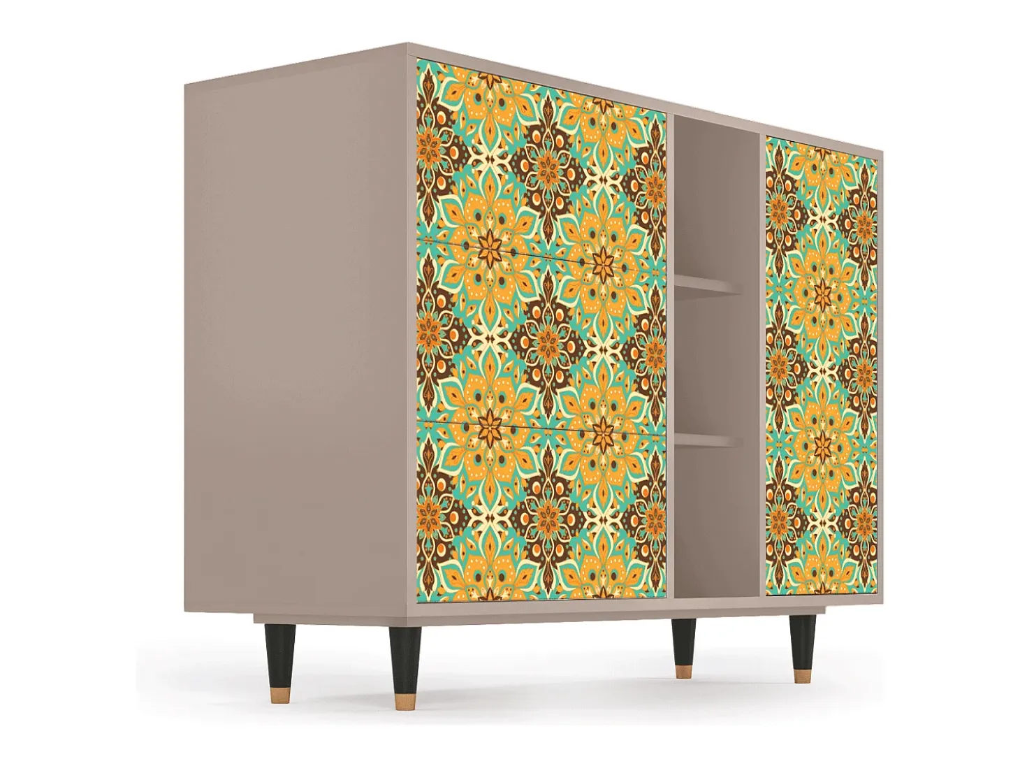 Aparador - 125x98x48 cm - BS2 - Indian Spices, Latte