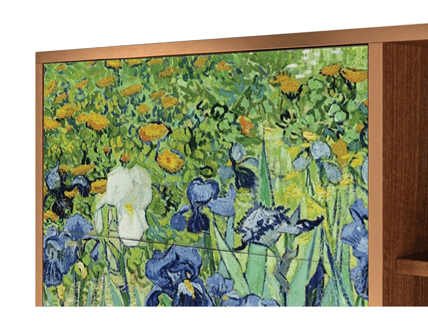 Aparador - 125x98x48 cm - BS2 - Irises , Nogal