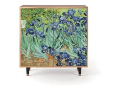 Aparador - 94x96x48 cm - BS3 - Irises , Nogal
