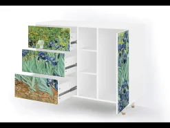 Aparador - 125x98x48 cm - BS2 - Irises , Blanco