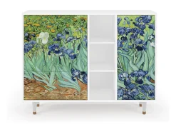 Aparador - 125x98x48 cm - BS2 - Irises , Blanco