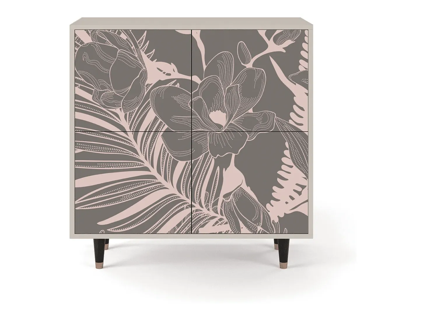 Aparador - 94x96x48 cm - BS3 - Issabelline Flower, Arena