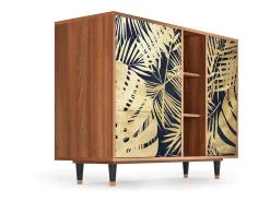 Aparador - 125x98x48 cm - BS2 - Jungle Vibes, Nogal