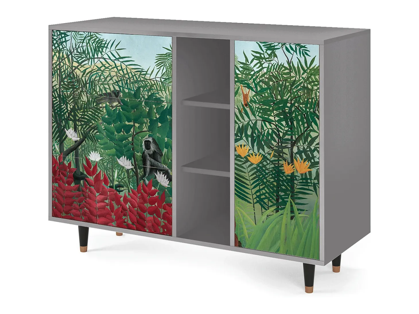 Aparador - 125x98x48 cm - BS2 - Jungles in Paris, Gris