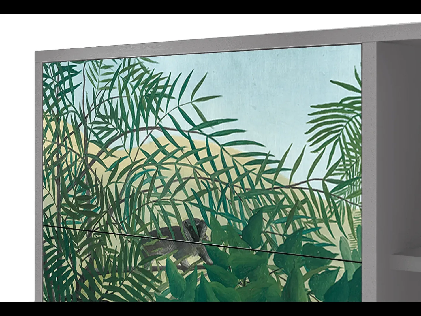 Aparador - 125x98x48 cm - BS2 - Jungles in Paris, Gris