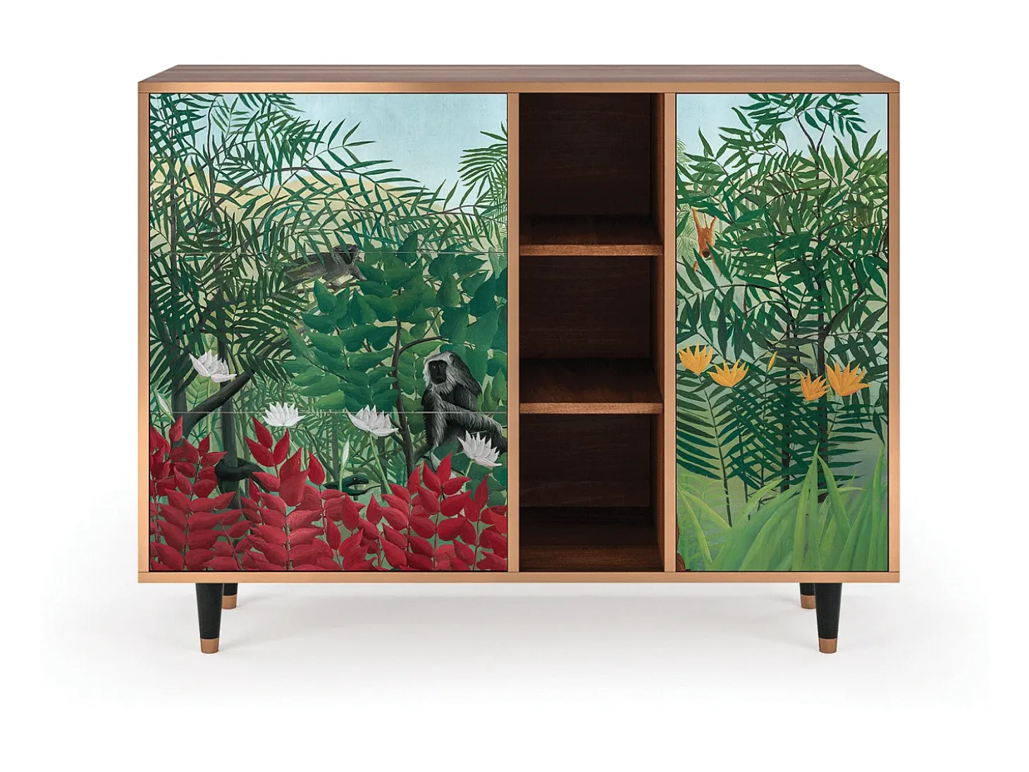 Aparador - 125x98x48 cm - BS2 - Jungles in Paris, Nogal