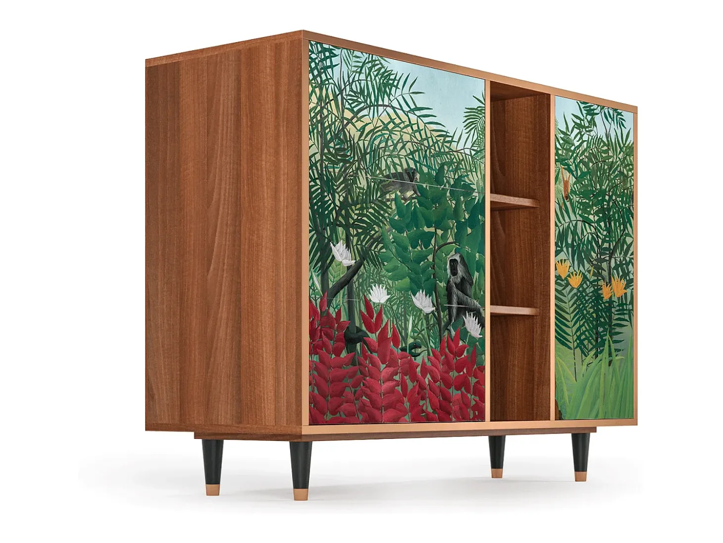 Aparador - 125x98x48 cm - BS2 - Jungles in Paris, Nogal