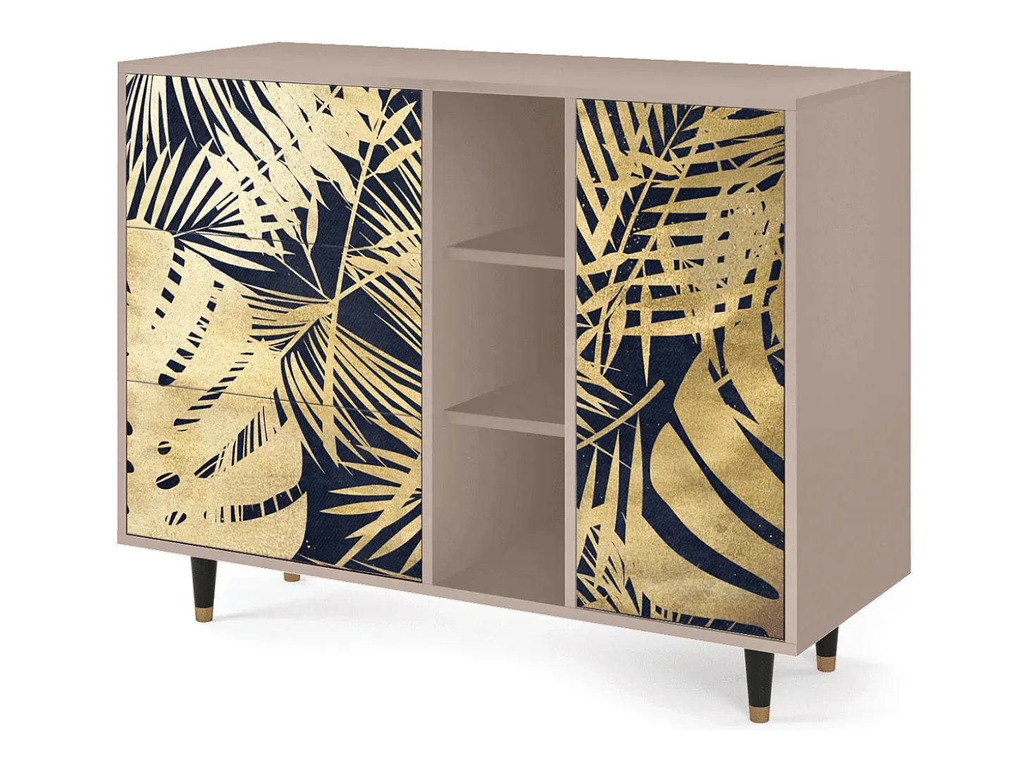 Aparador - 125x98x48 cm - BS2 - Jungle Vibes, Latte