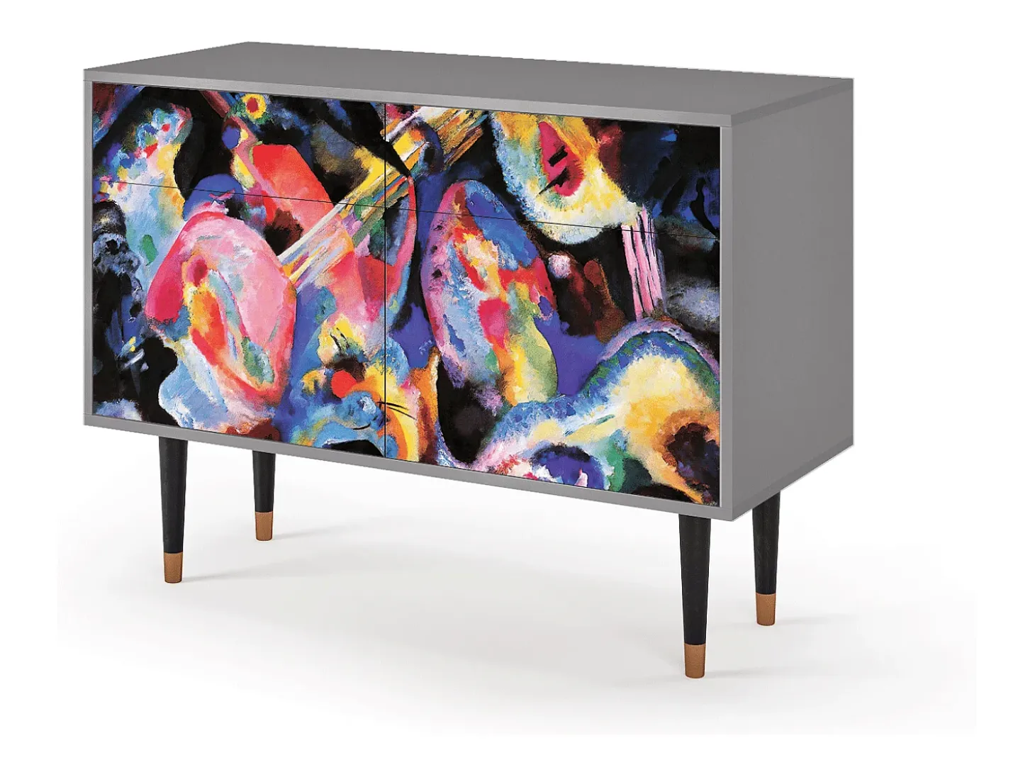 Aparador - 115x85x48 cm - BS4 - Kandinsky, Gris