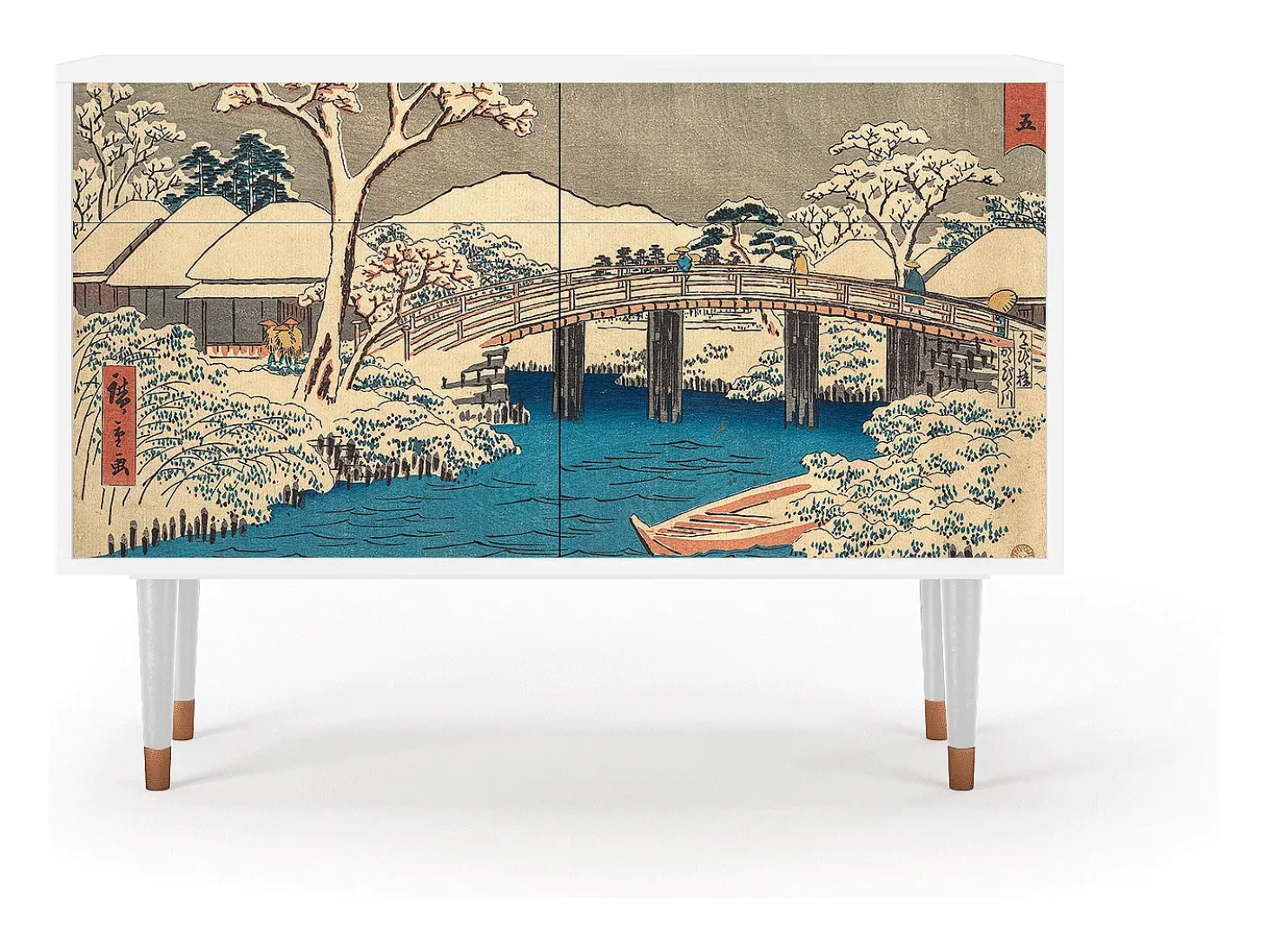 Aparador - 115x85x48 cm - BS4 - Katabira River, Blanco