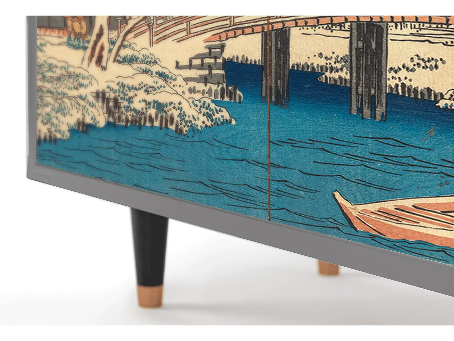 Aparador - 94x96x48 cm - BS3 - Katabira River, Gris