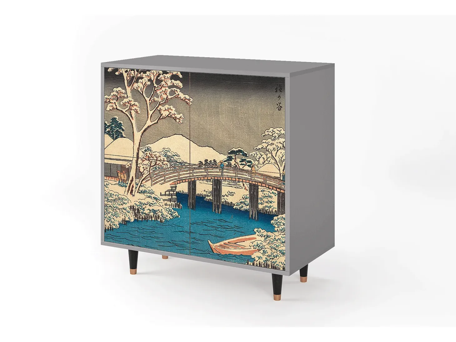 Aparador - 94x96x48 cm - BS3 - Katabira River, Gris