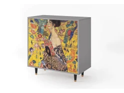 Aparador - 94x96x48 cm - BS3 - Lady with Fan by Klimt, Gris