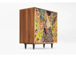 Aparador - 94x96x48 cm - BS3 - Lady with Fan by Klimt, Nogal