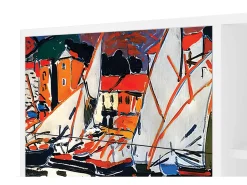 Aparador - 125x98x48 cm - BS2 - Le Séchage des voiles , Blanco
