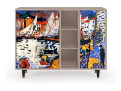 Aparador - 125x98x48 cm - BS2 - Le Séchage des voiles , Latte