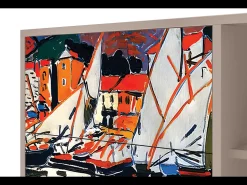 Aparador - 125x98x48 cm - BS2 - Le Séchage des voiles , Latte