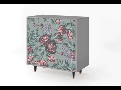 Aparador - 94x96x48 cm - BS3 - Light Peonies, Gris