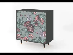 Aparador - 94x96x48 cm - BS3 - Light Peonies, Antracita