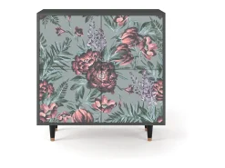 Aparador - 94x96x48 cm - BS3 - Light Peonies, Antracita