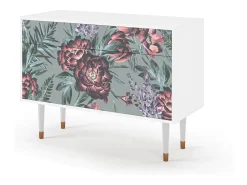 Aparador - 115x85x48 cm - BS4 - Light Peonies, Blanco