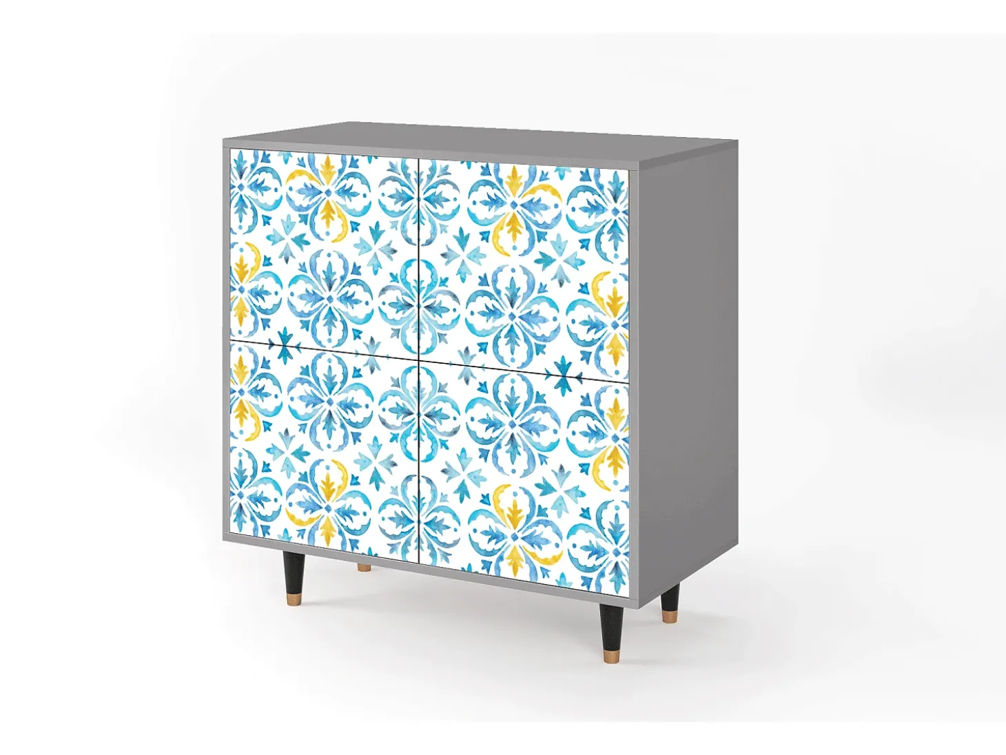 Aparador - 94x96x48 cm - BS3 - Lisbon Flover, Gris