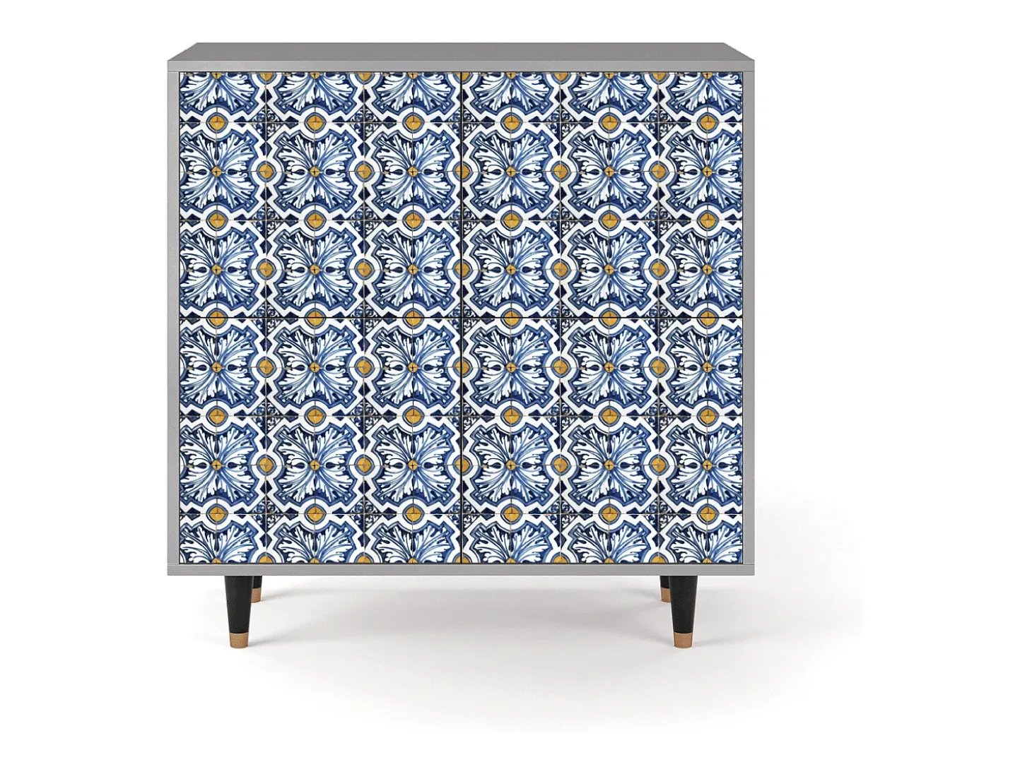 Aparador - 94x96x48 cm - BS3 - Lovely Cornflowers, Gris
