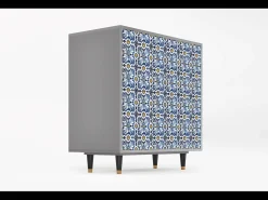 Aparador - 94x96x48 cm - BS3 - Lovely Cornflowers, Gris