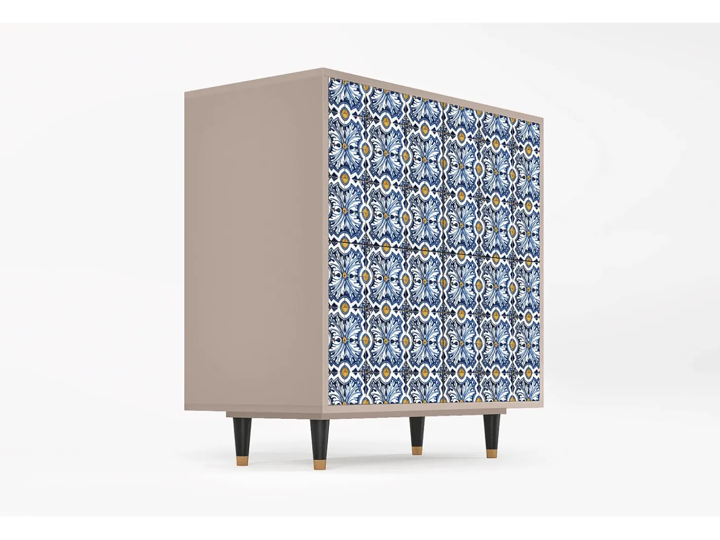 Aparador - 94x96x48 cm - BS3 - Lovely Cornflowers, Latte