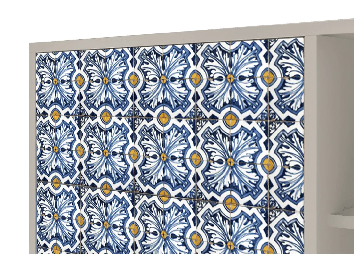 Aparador - 125x98x48 cm - BS2 - Lovely Cornflowers, Arena