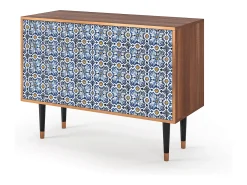 Aparador - 115x85x48 cm - BS4 - Lovely Cornflowers, Nogal