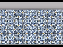 Aparador - 115x85x48 cm - BS4 - Lovely Cornflowers, Gris