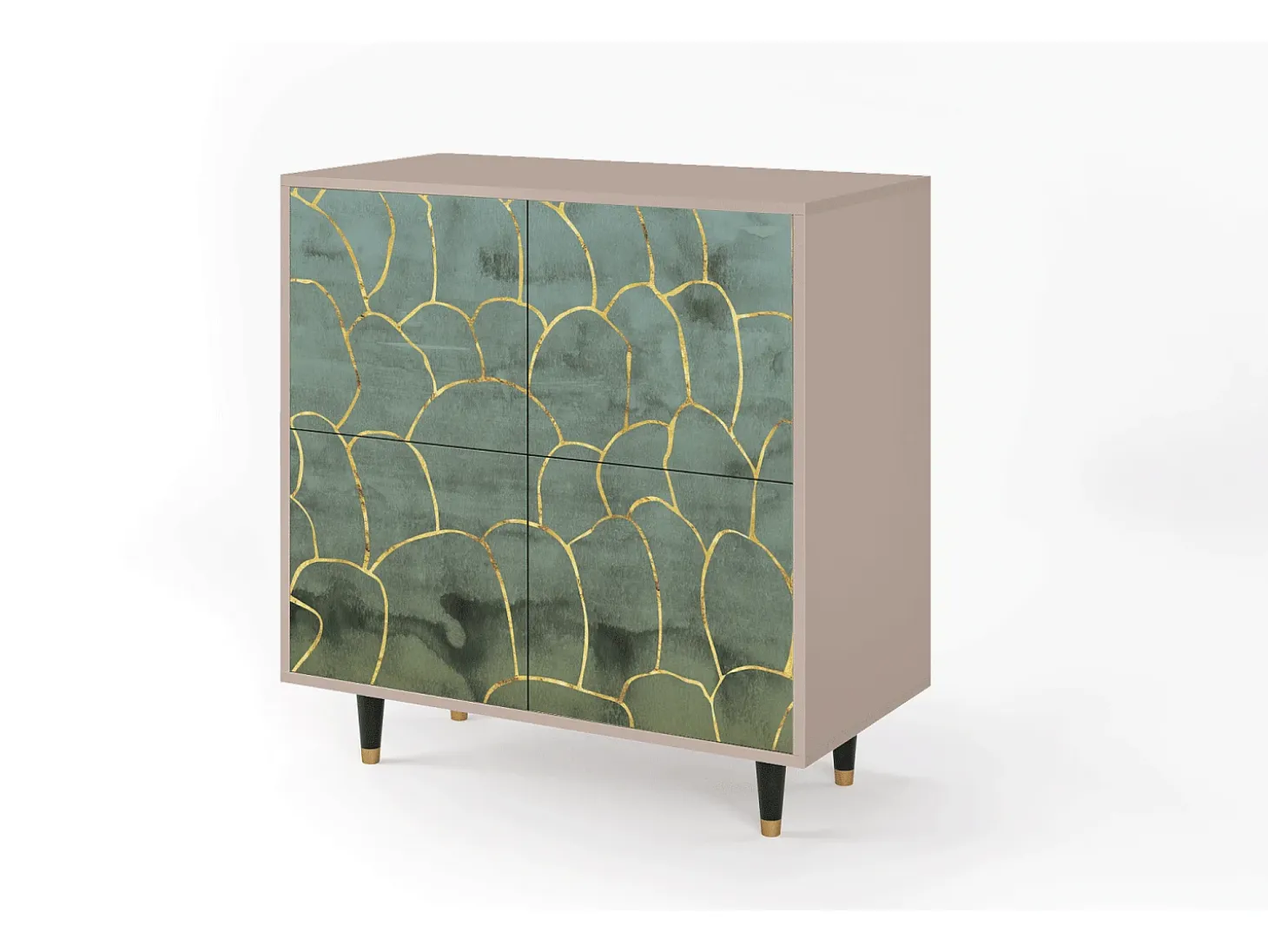 Aparador - 94x96x48 cm - BS3 - Magnificent Water Lily, Latte