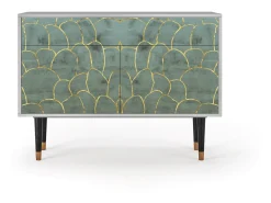 Aparador - 115x85x48 cm - BS4 - Magnificent Water Lily, Gris