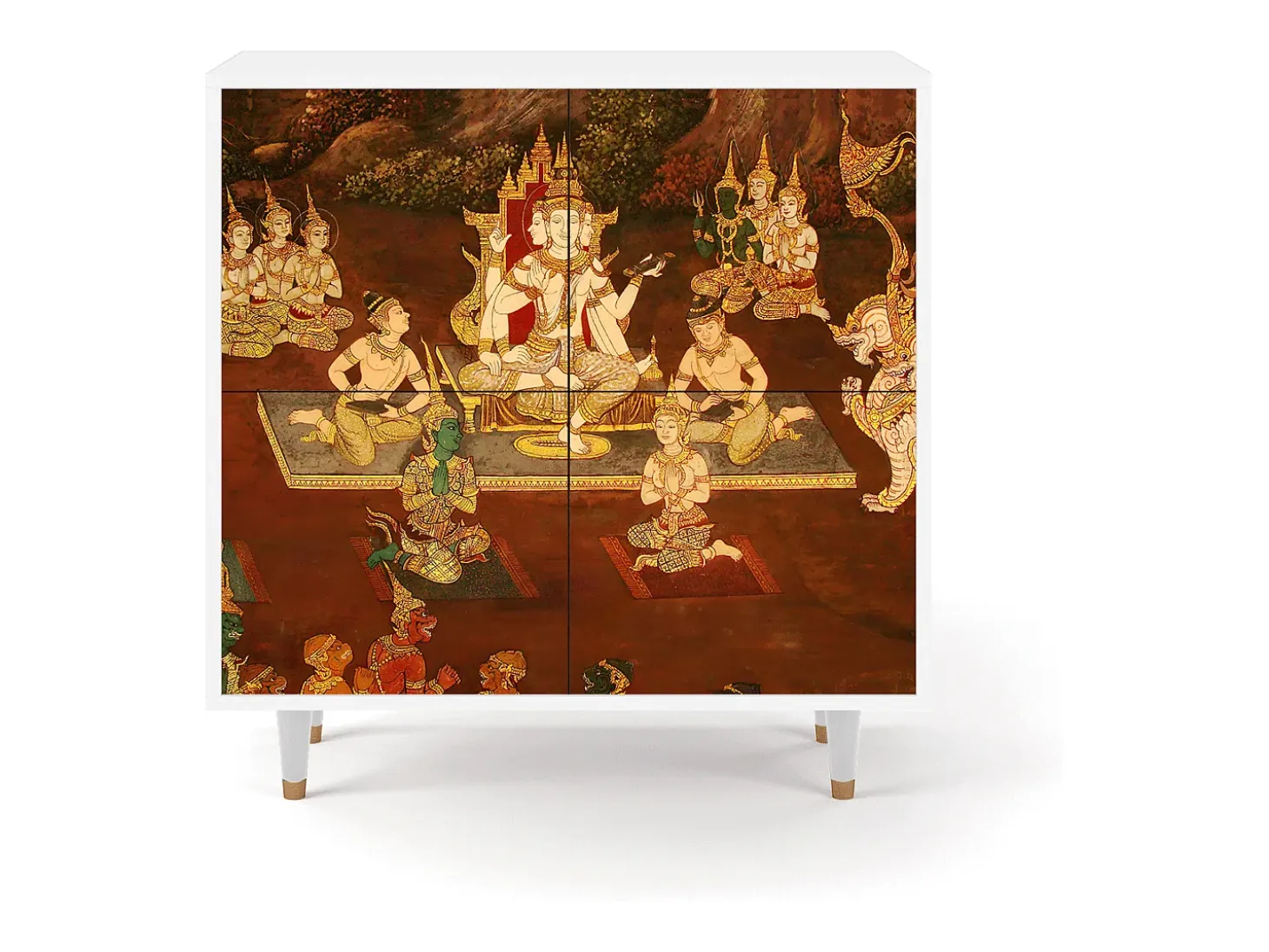 Aparador - 94x96x48 cm - BS3 - Malyavan, Blanco