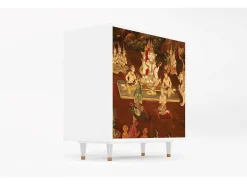 Aparador - 94x96x48 cm - BS3 - Malyavan, Blanco