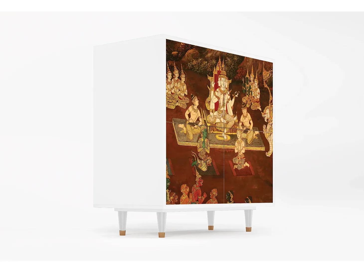 Aparador - 94x96x48 cm - BS3 - Malyavan, Blanco