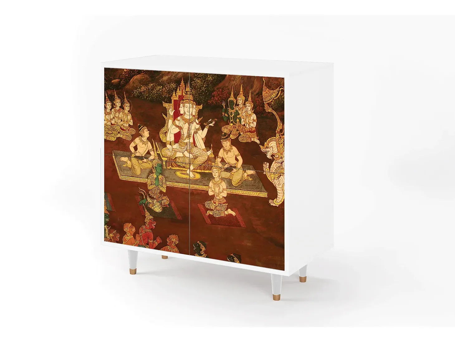 Aparador - 94x96x48 cm - BS3 - Malyavan, Blanco