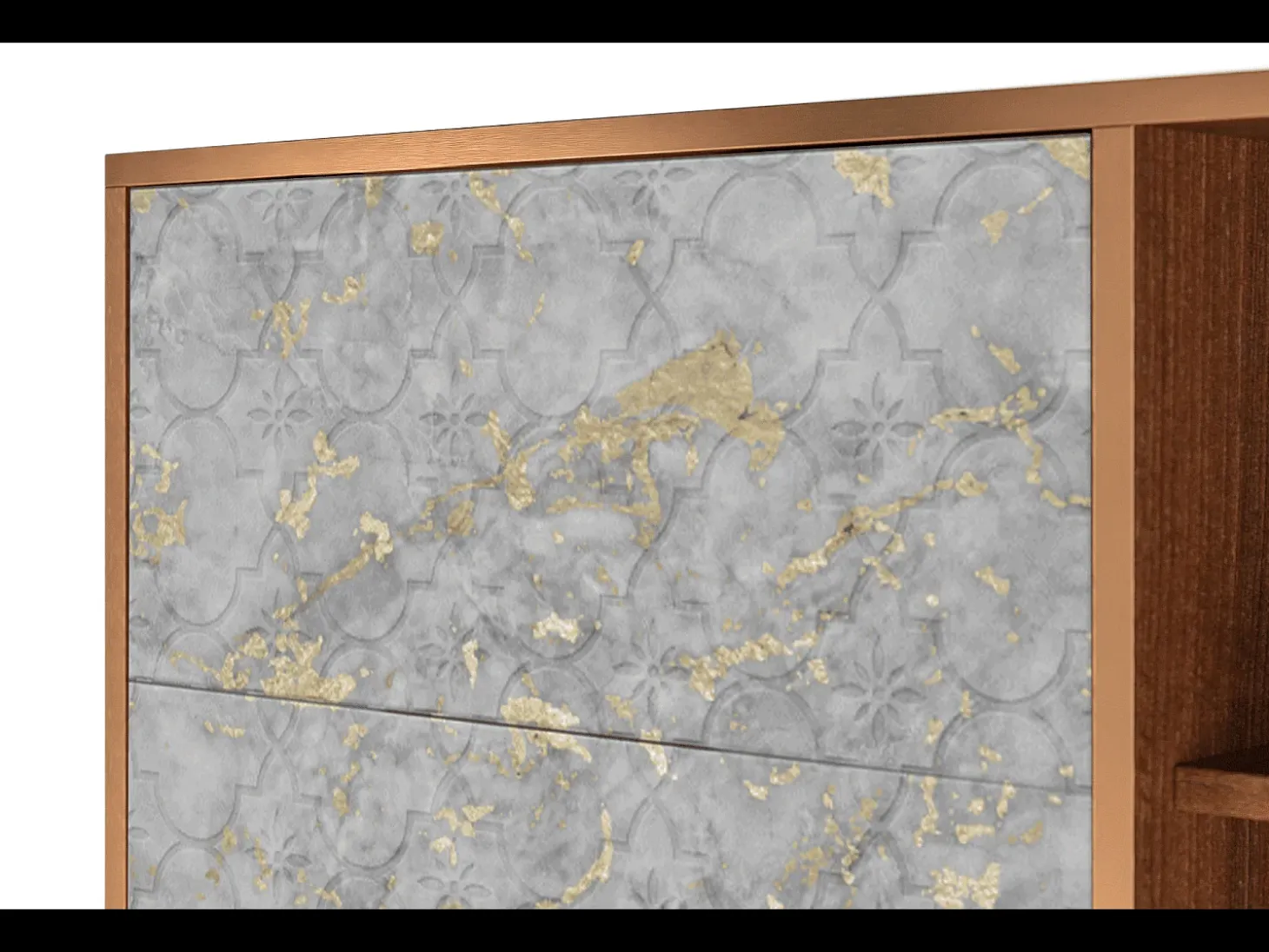 Aparador - 125x98x48 cm - BS2 - Mariana Trench, Nogal