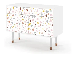 Aparador - 115x85x48 cm - BS4 - Marmelade Cheese, Blanco