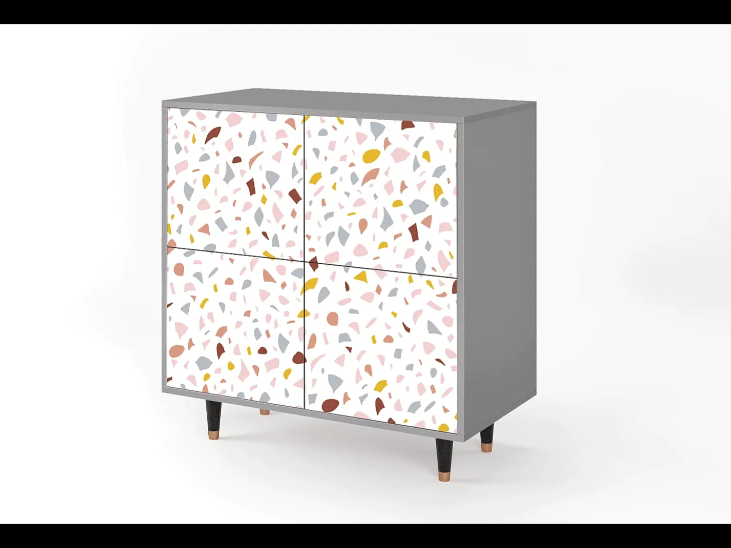 Aparador - 94x96x48 cm - BS3 - Marmelade Cheese, Gris